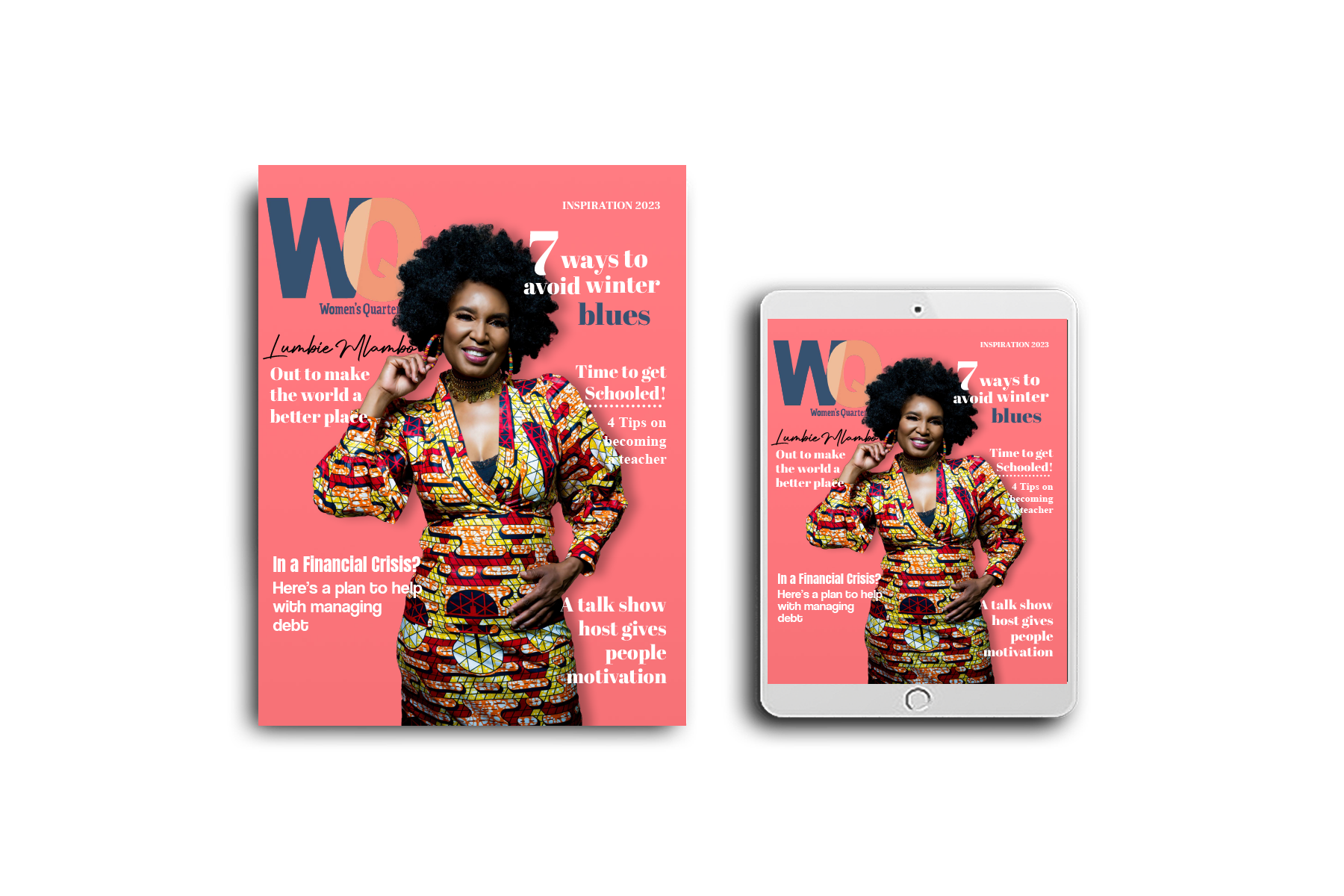 Inspiration cover and tablet_